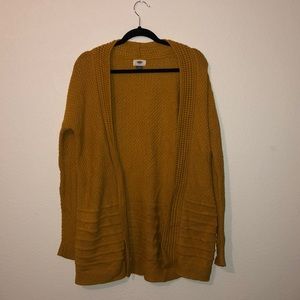 Mustard Yellow Old Navy Cardigan
